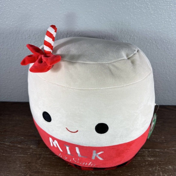 RARE Squishmallows 14” Alten The Milk For Santa Plush Christmas Holiday Toy - Picture 2 of 6